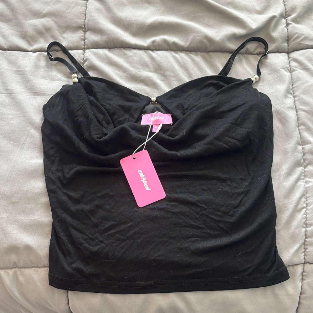 Edikted Black Camisole Top